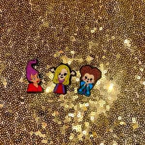 Shoe charms, hocus-pocus sisters